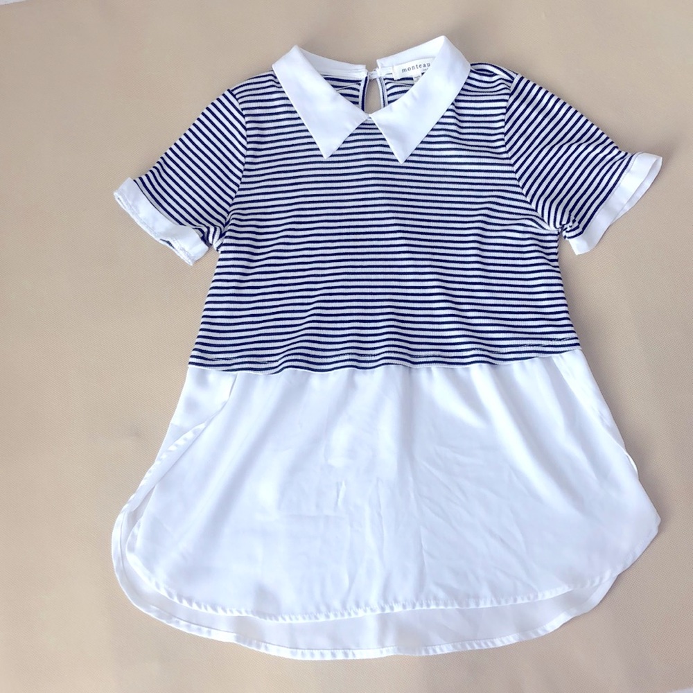 Black and white striped top (girls) kids & tweens